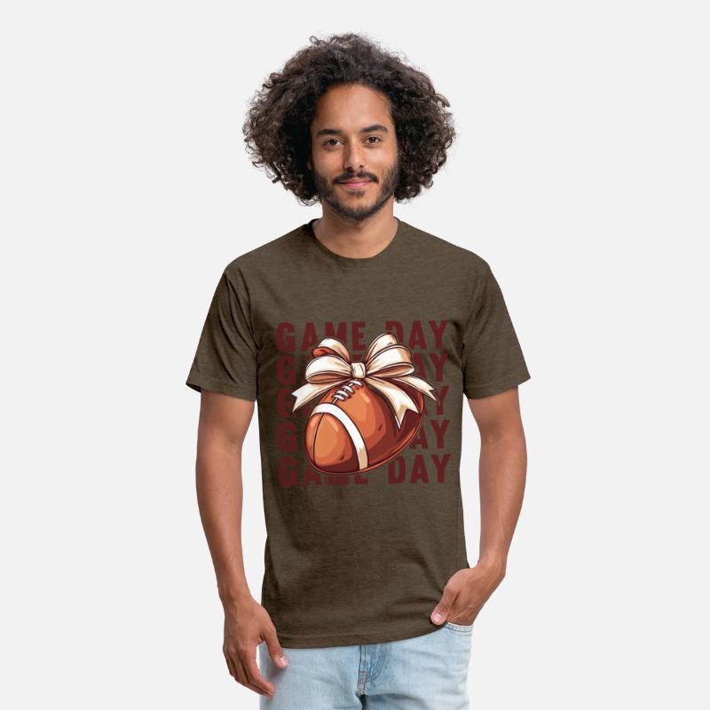 Football Coquette Bow Football Mom Game Day Women