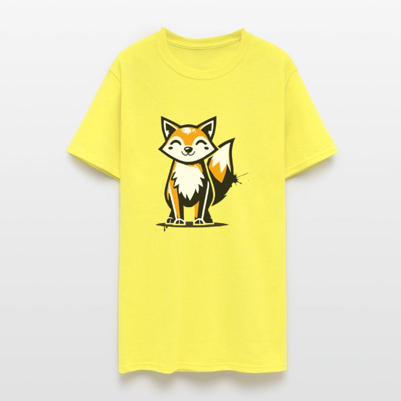 fox in stencil graffiti design