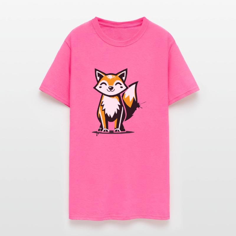 fox in stencil graffiti design