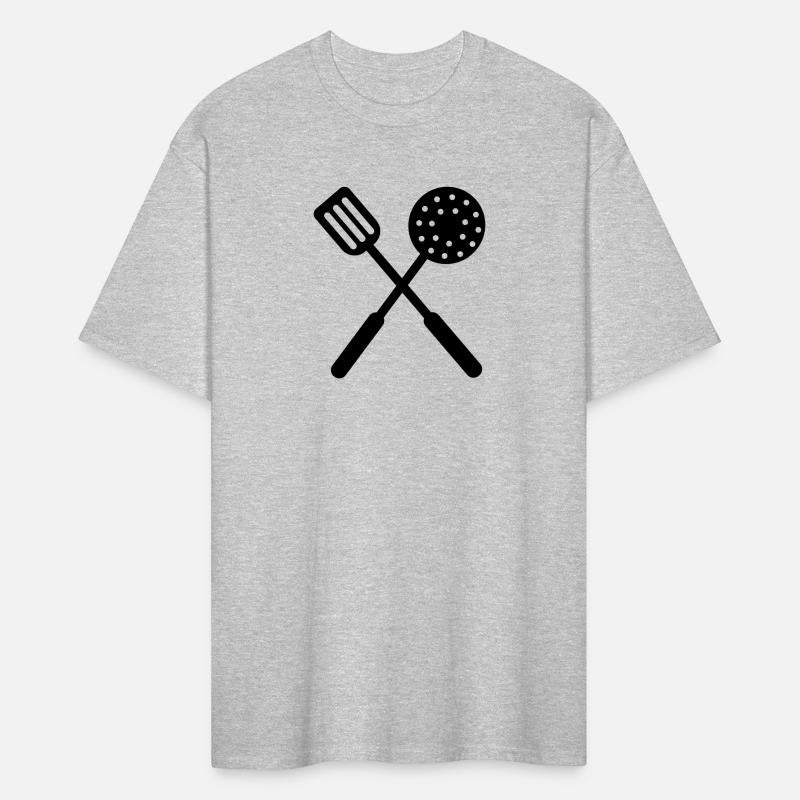 Frying baking tools crossed