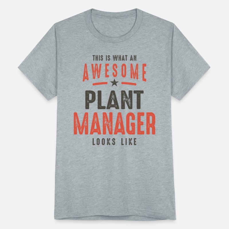 Funny Awesome Plant Manager Job Occupation