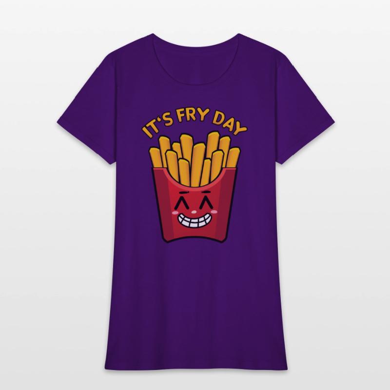 Funny fry day for french fries lovers