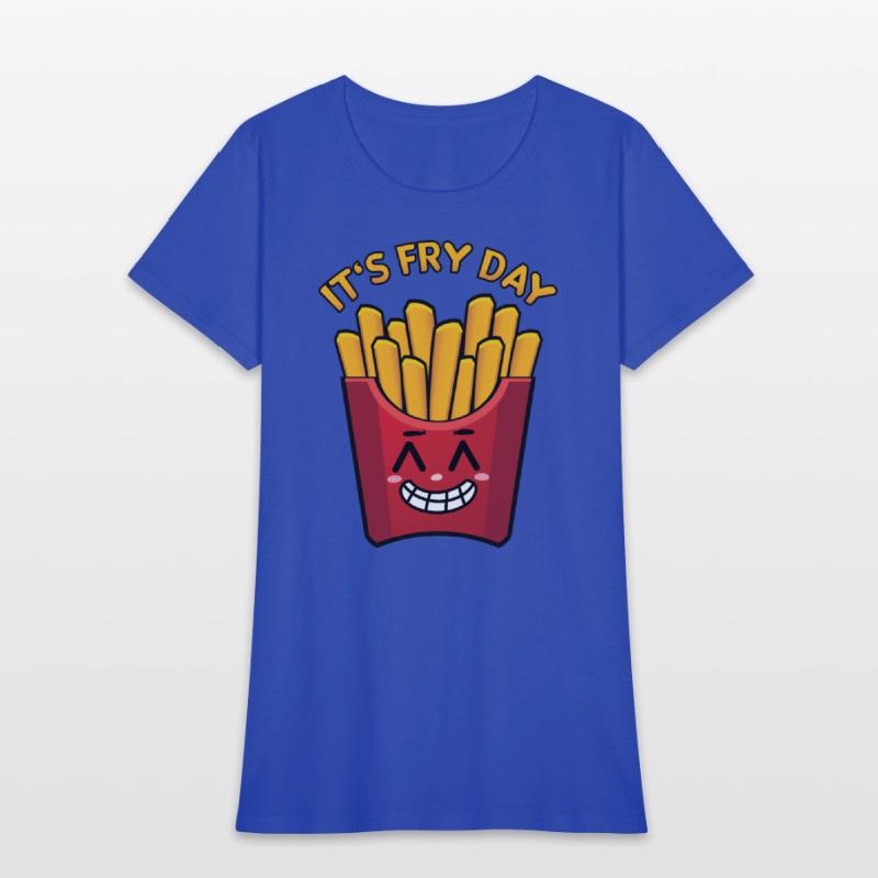 Funny fry day for french fries lovers