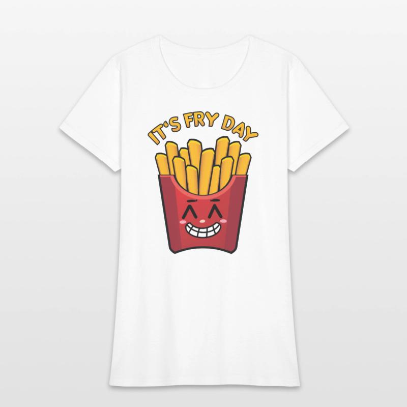 Funny fry day for french fries lovers