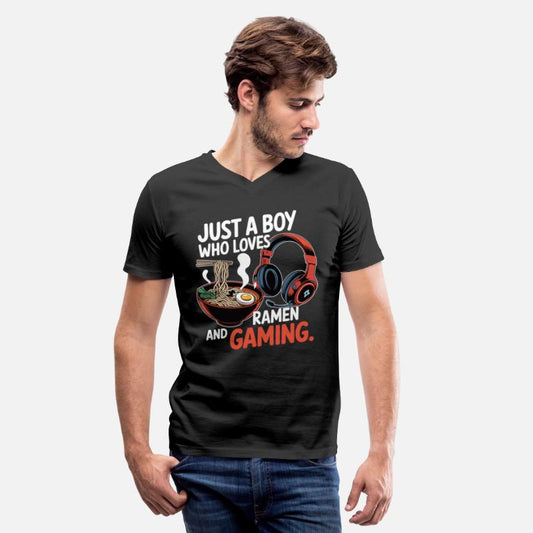 Funny Ramen & Gaming – Gamer Life T-Shirt