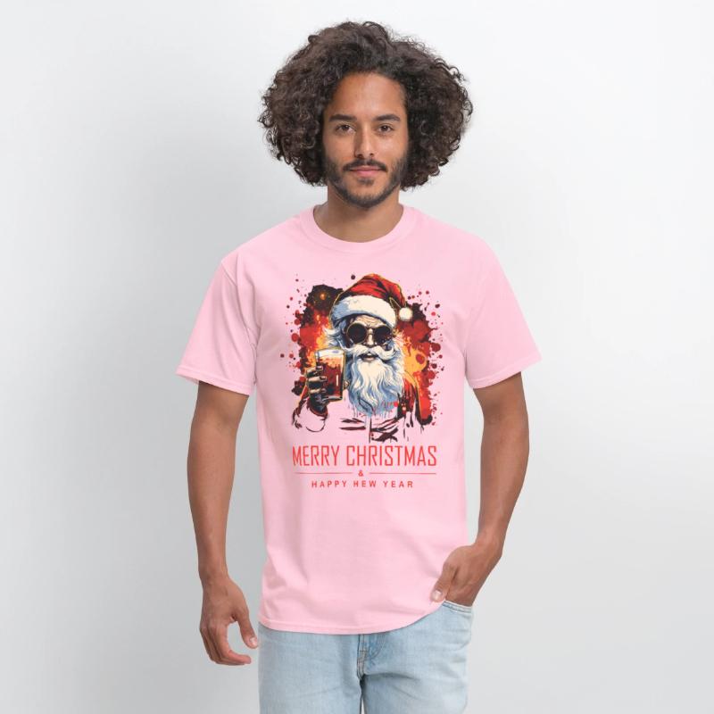 Funny Santa Claus Santa Claus Drinks Alcohol