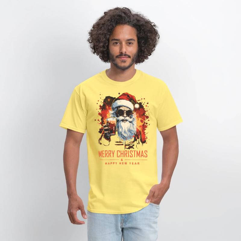 Funny Santa Claus Santa Claus Drinks Alcohol