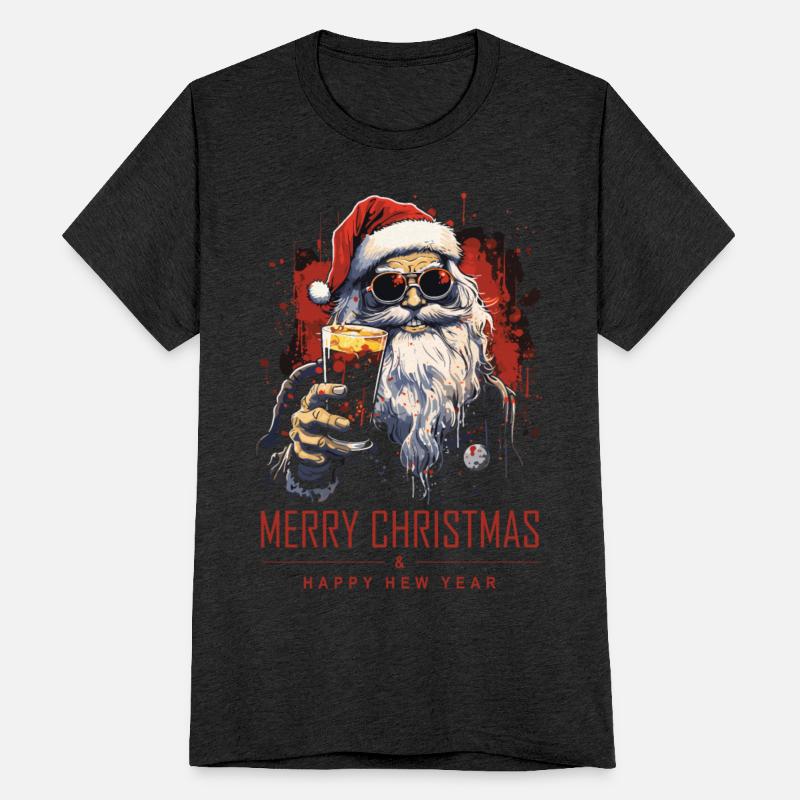 Funny Santa Claus Santa Claus Drinks Alcohol