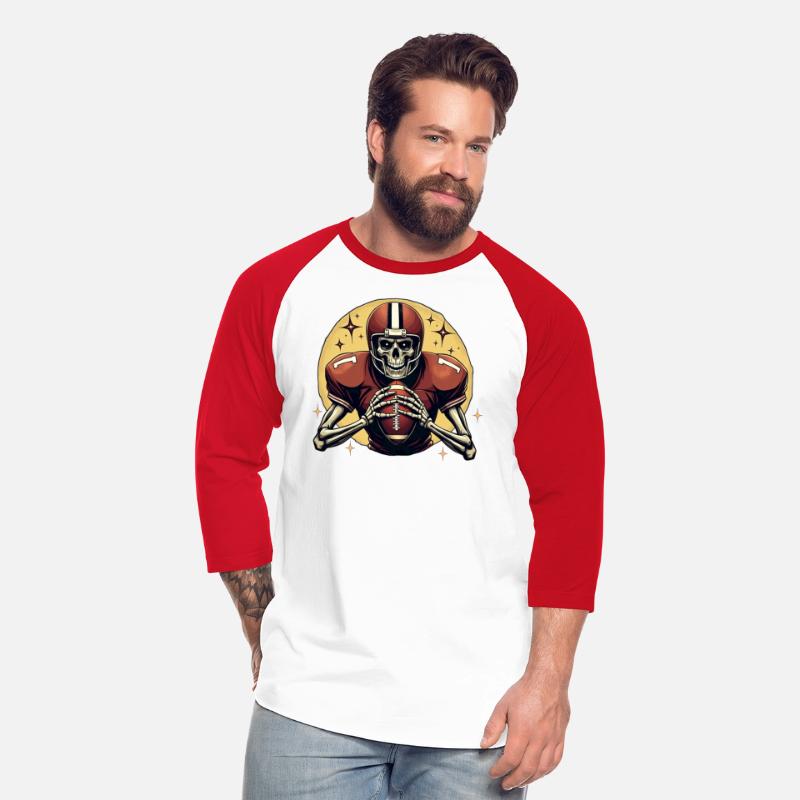 Game Day Skeleton Football Design