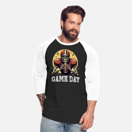 Game Day Skeleton Football Design