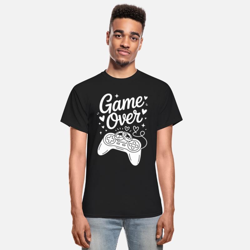 Game Over Wedding Gamer Rings Controller