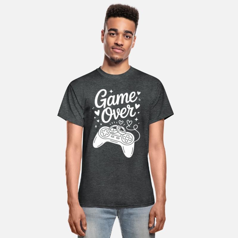 Game Over Wedding Gamer Rings Controller