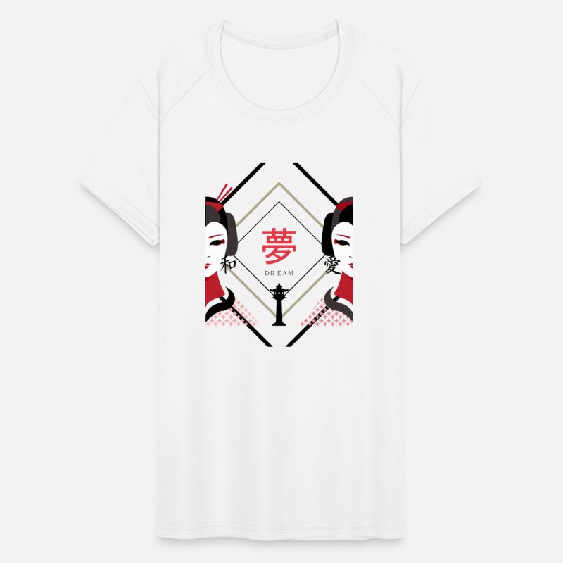 Geisha from the Future Dream in Kanji Art Design