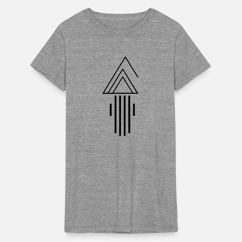 Geometric design (Cloud and rain)