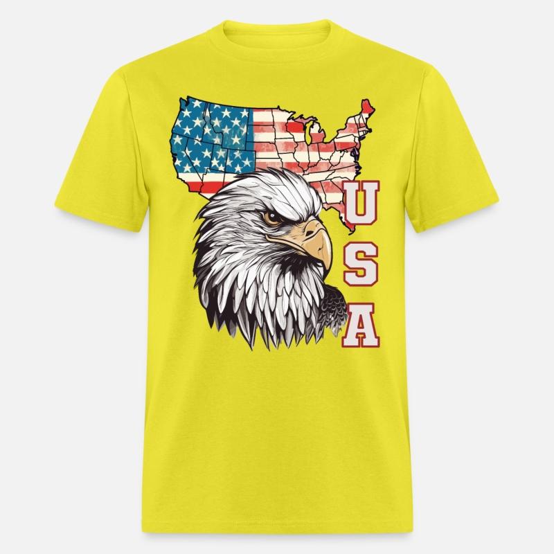 gift idea bald eagle american flag