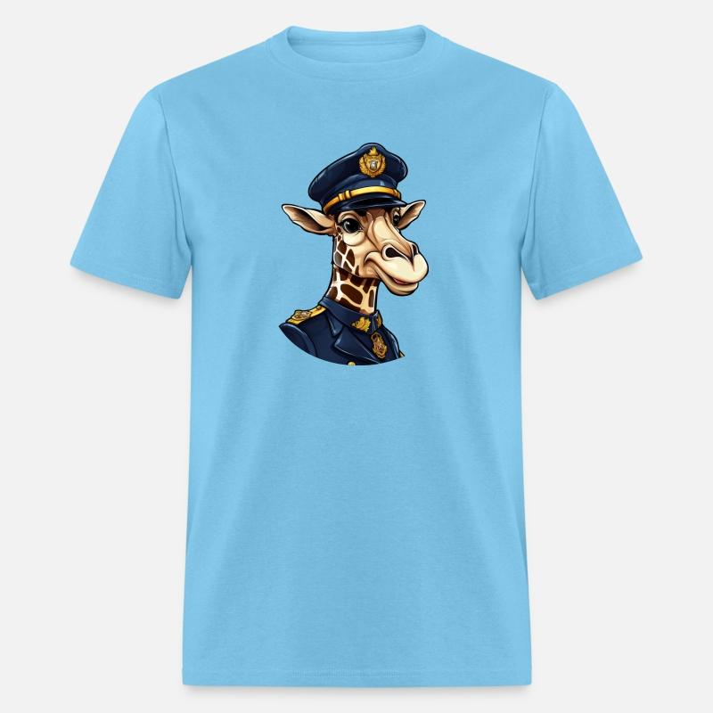 Giraffes policewoman