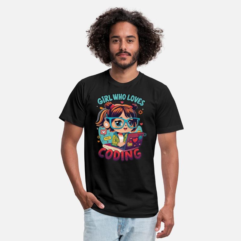 Girl wearing glasses working with laptop