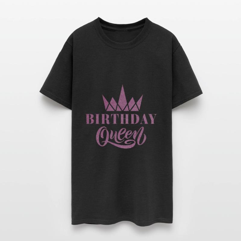 Girly Birthday Queen Shirt Crown Rose Women