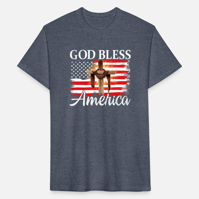 God Bless American Flag