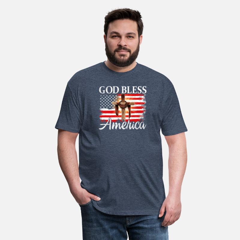 God Bless American Flag