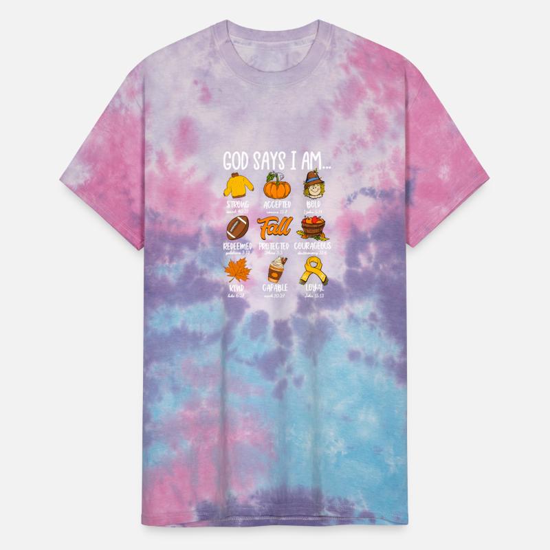 God Says I Am Fall Vibes Autumn Christian