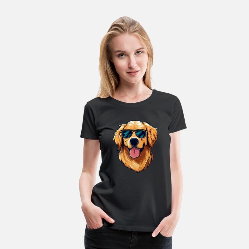 GOLDEN RETRIEVER WEARING SUNGLASSES