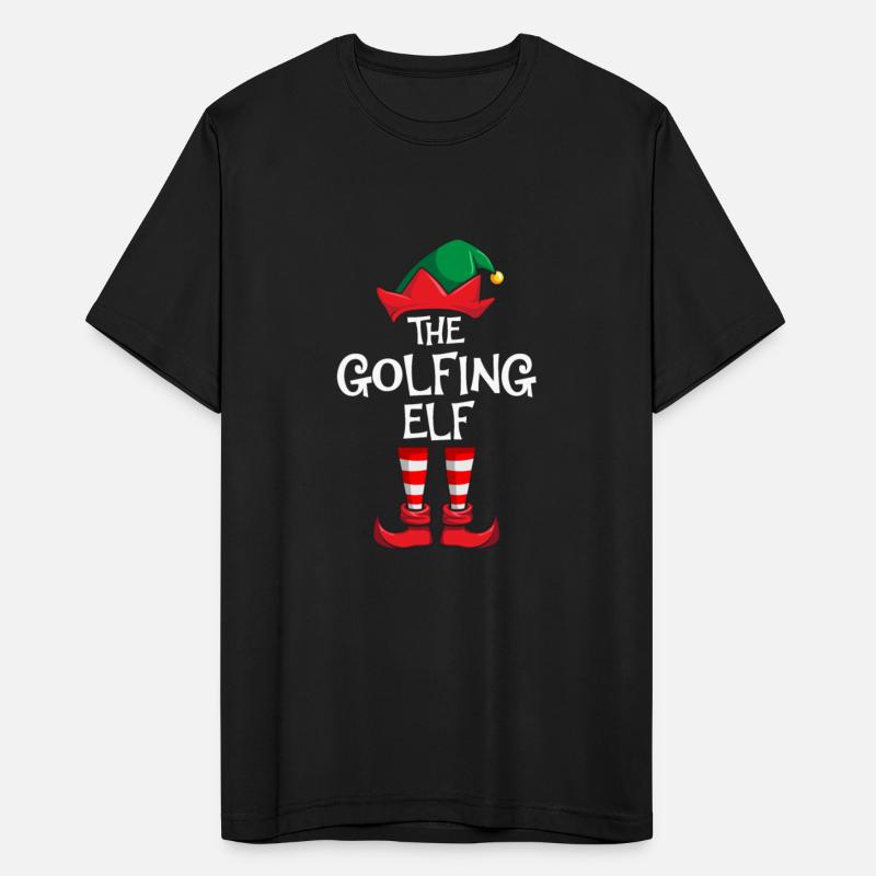 Golfing Elf Matching Family Christmas Sporty