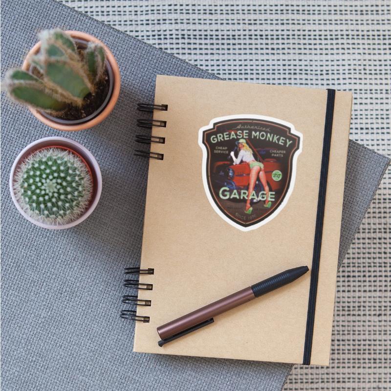 Grease Monkey Pin Up design