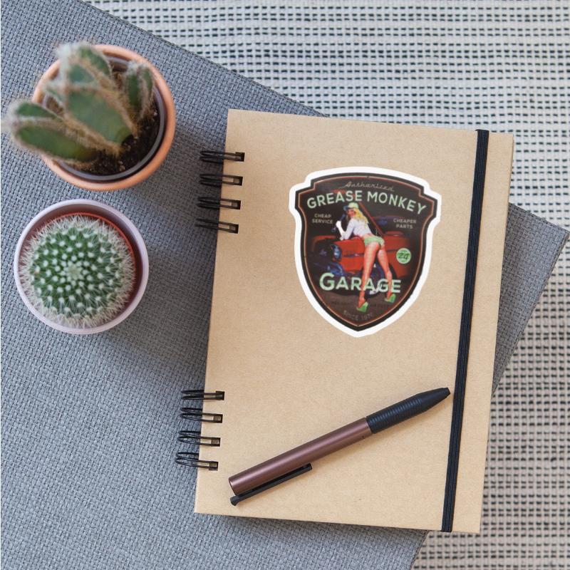 Grease Monkey Pin Up design