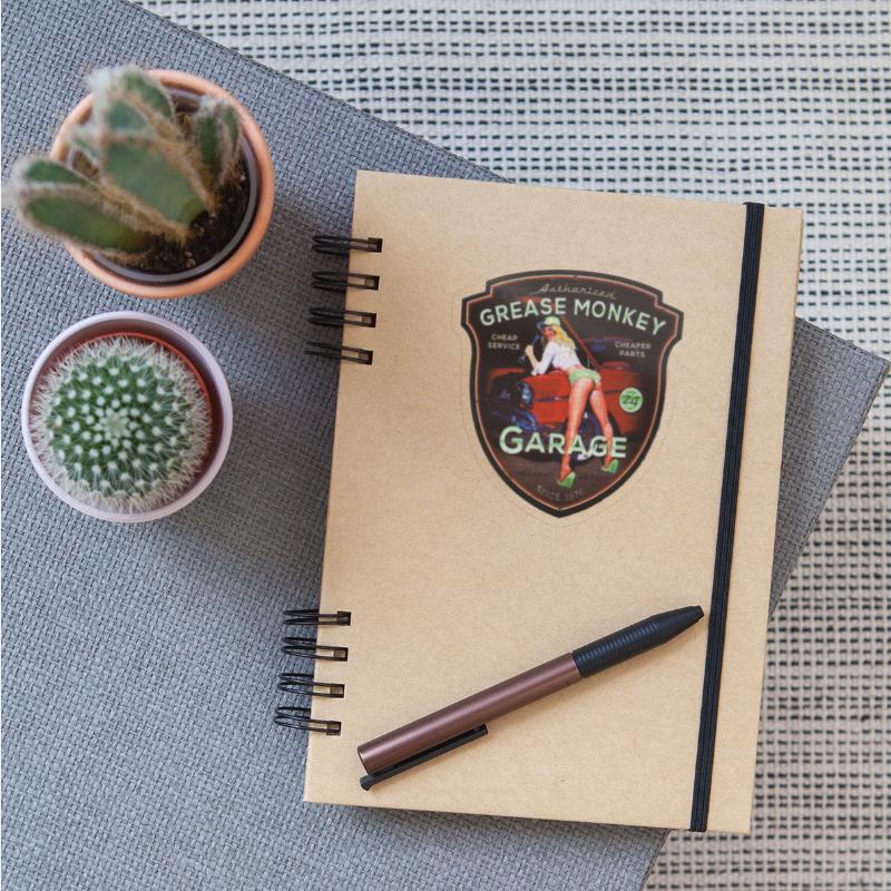 Grease Monkey Pin Up design