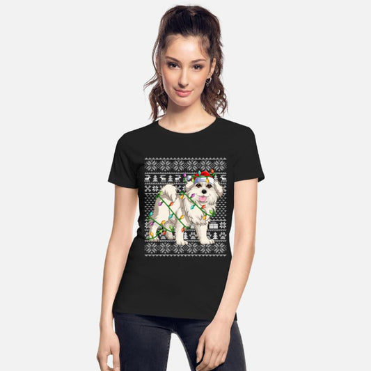 Great Pyrenees Ugly Christmas Santa Hat Sweater