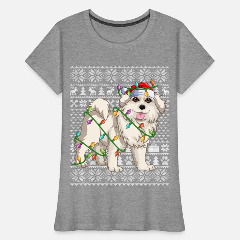 Great Pyrenees Ugly Christmas Santa Hat Sweater