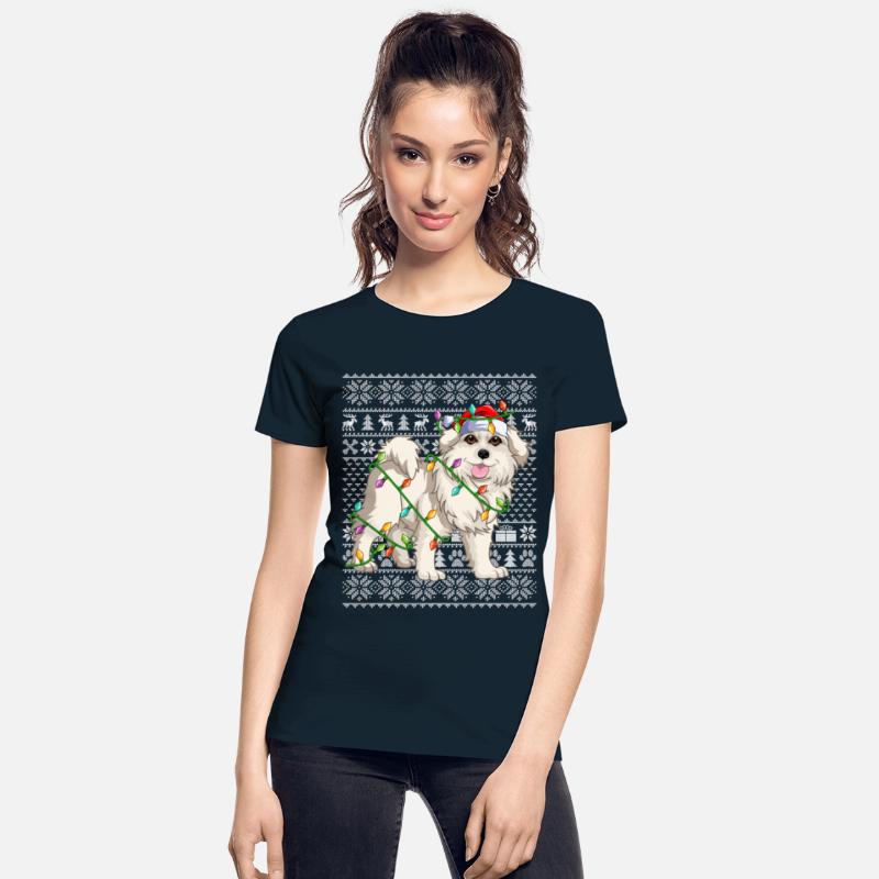 Great Pyrenees Ugly Christmas Santa Hat Sweater