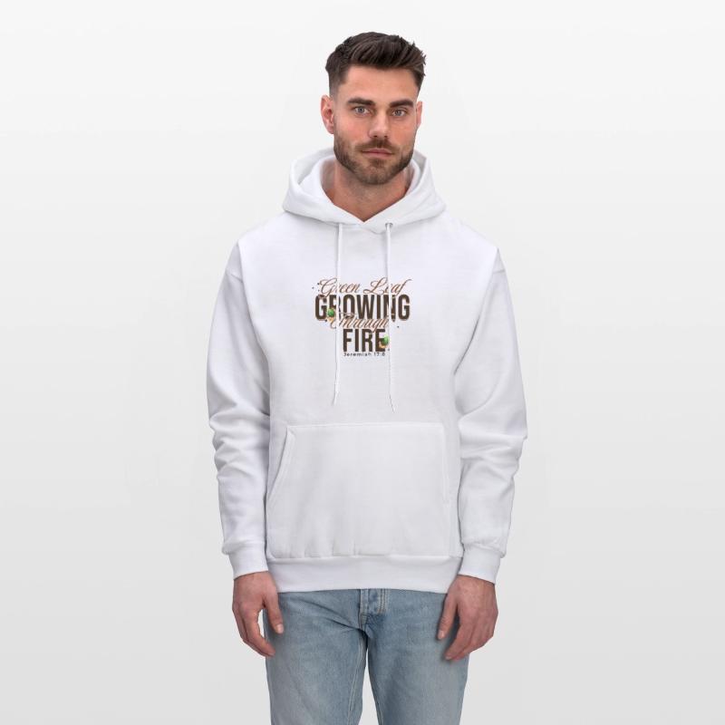 Green Leaf Growing Through Fire - Jeremiah 17:8