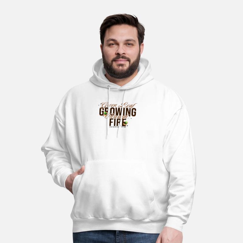 Green Leaf Growing Through Fire - Jeremiah 17:8