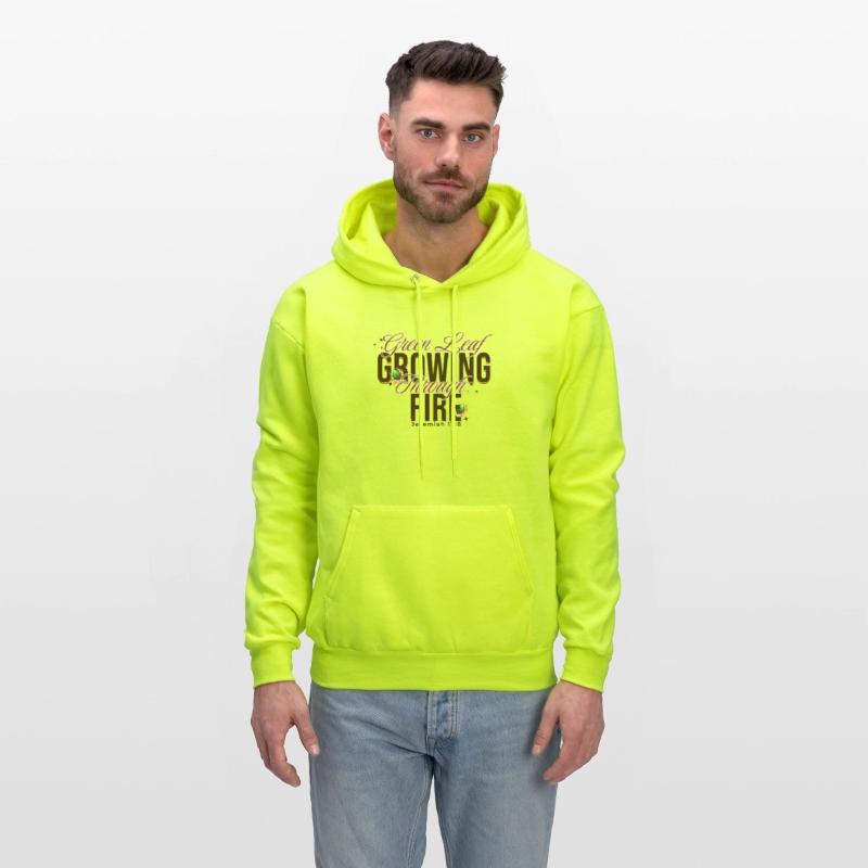 Green Leaf Growing Through Fire - Jeremiah 17:8