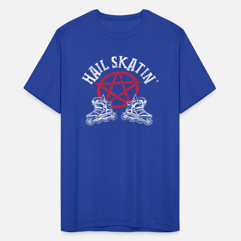 Hail skatin satanic Cross Roller skating satan