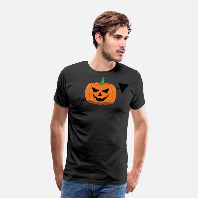 Halloween pumpkin boo and arrow T shirt
