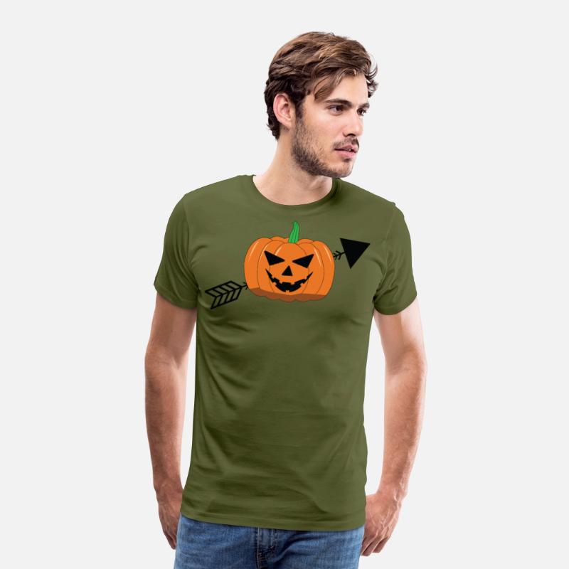 Halloween pumpkin boo and arrow T shirt
