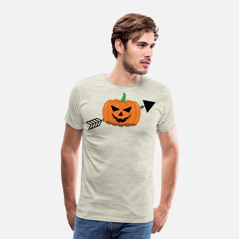 Halloween pumpkin boo and arrow T shirt