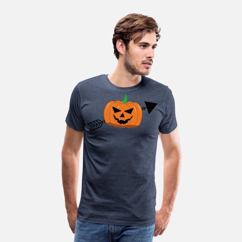 Halloween pumpkin boo and arrow T shirt