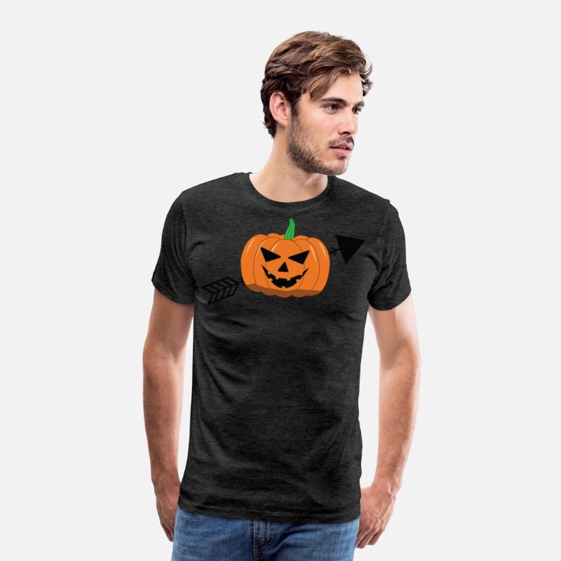 Halloween pumpkin boo and arrow T shirt