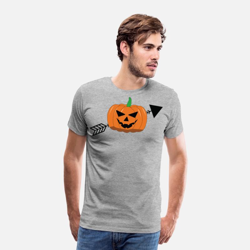 Halloween pumpkin boo and arrow T shirt