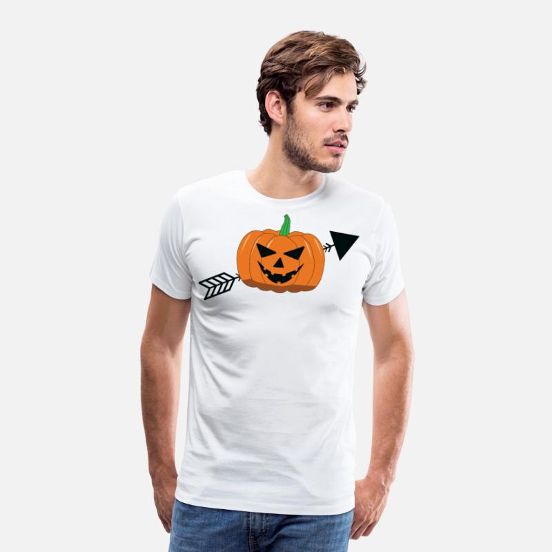 Halloween pumpkin boo and arrow T shirt