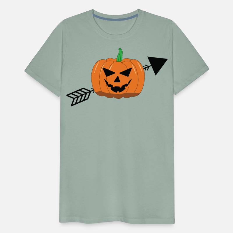 Halloween pumpkin boo and arrow T shirt