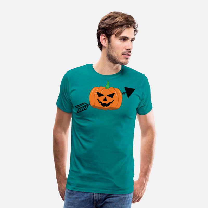 Halloween pumpkin boo and arrow T shirt