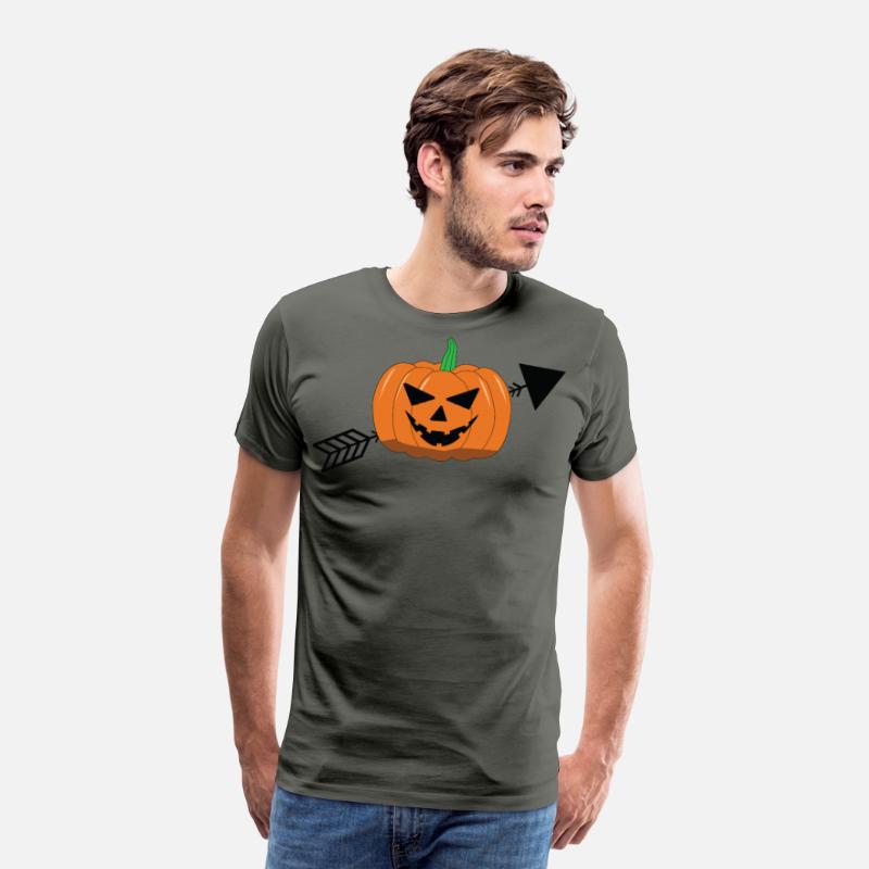 Halloween pumpkin boo and arrow T shirt