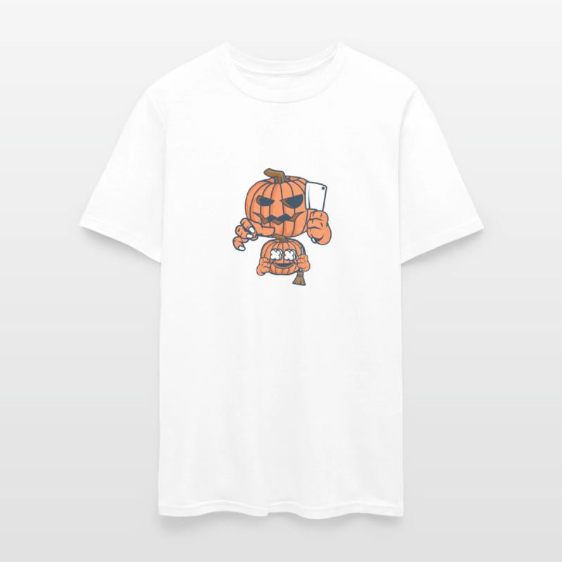 Halloween pumpkin dangerous and cheerful