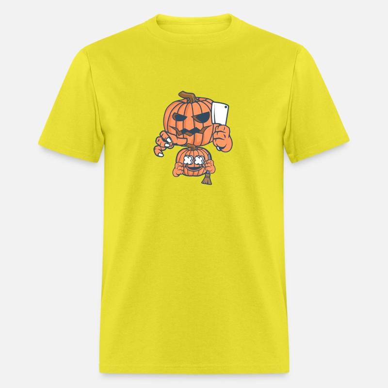 Halloween pumpkin dangerous and cheerful