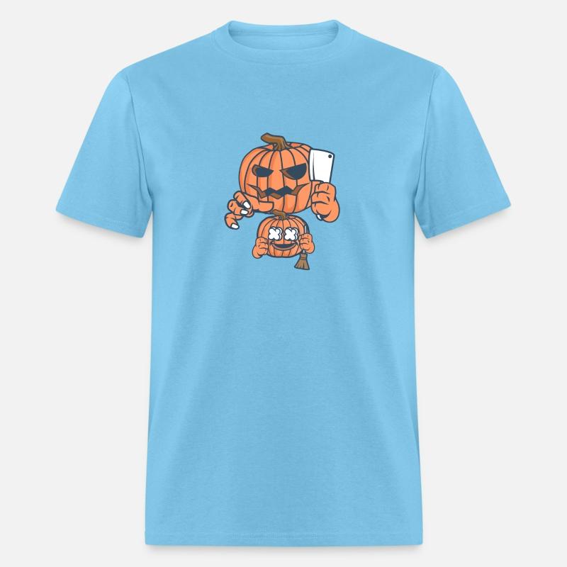 Halloween pumpkin dangerous and cheerful